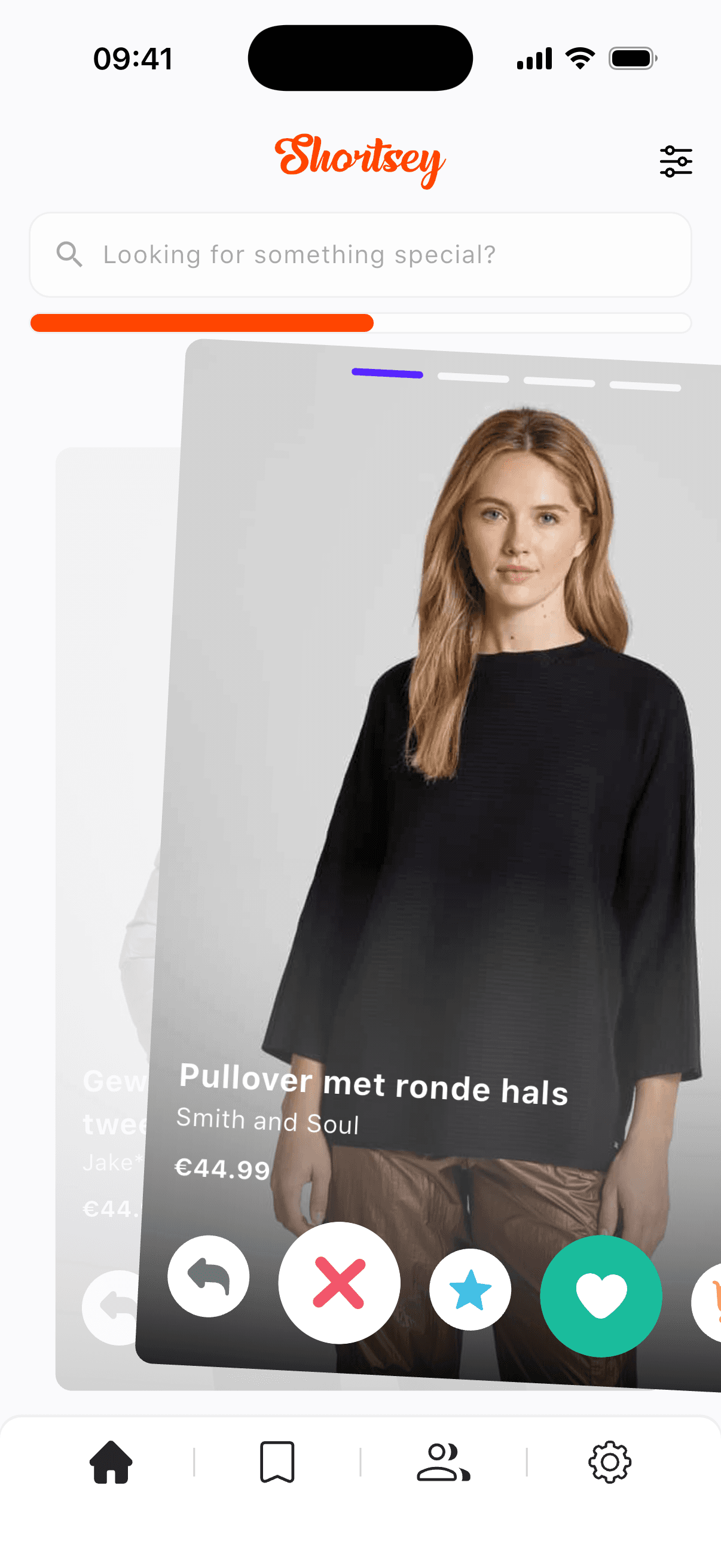 Swipe to discover