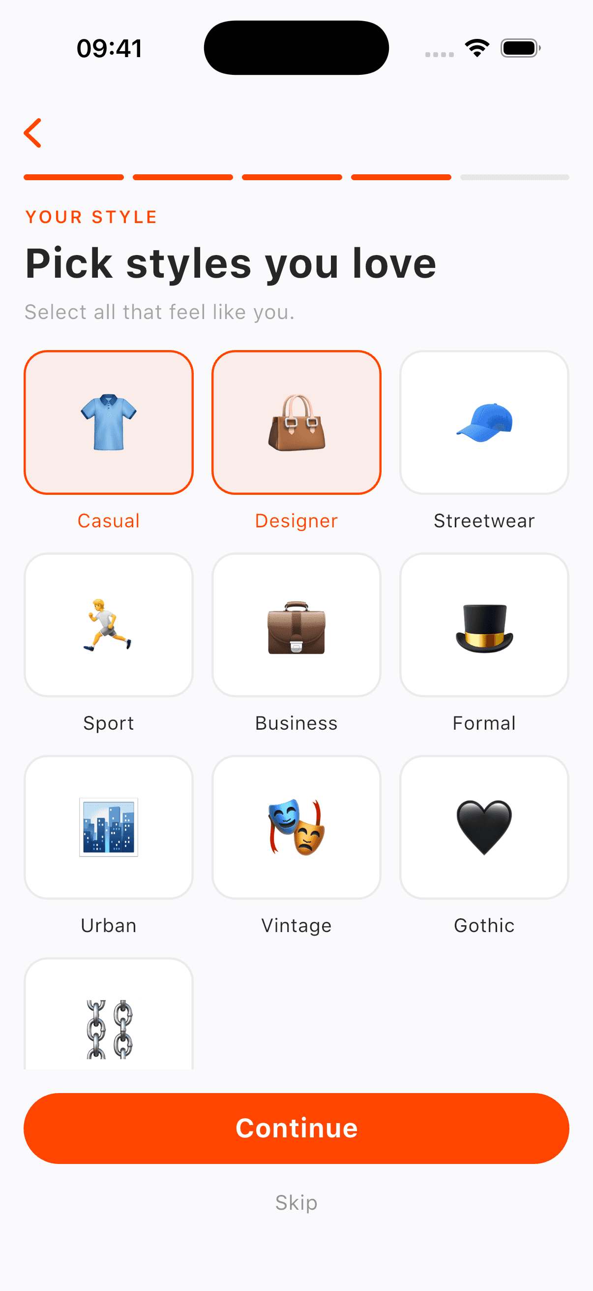 Shortsey onboarding